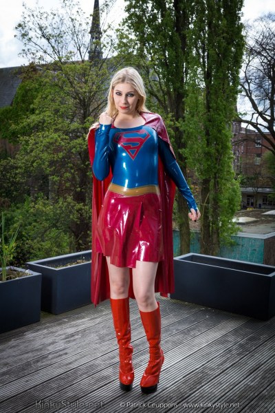 Blonde Rubber Supergirl 8