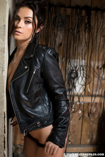Alexandra Tyler In Leather Jacket 7