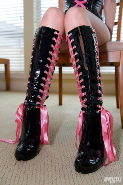 Bryci In Pvc Corset And Boots 10
