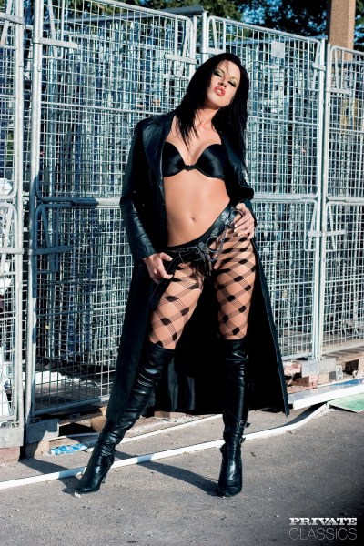 Lolly Badcock In Leather Boots 1