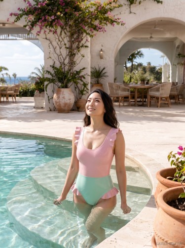 Lumi In Pastel Latex Poolside Study 8