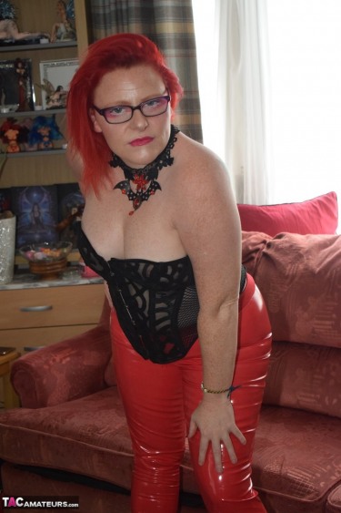Mollie Foxxx In Pvc Pants 4