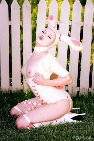 Mosh Is A Sexy Latex Bunny 7