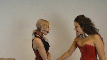 Vanessa In Brown Corset 11