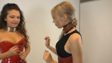 Vanessa In Brown Corset 6