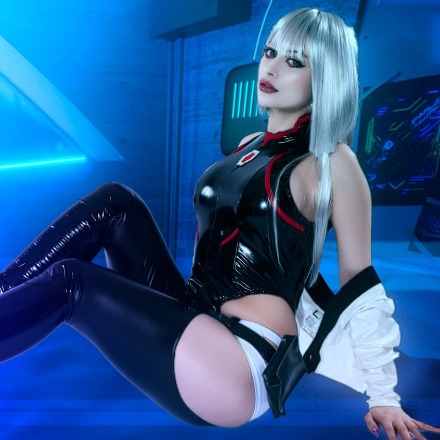 Sexy Cosplay Girl Jewelz Blu In A Cyberpunk Edgerunners Xxx Parody